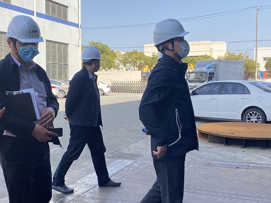 【春風(fēng)送暖，戰(zhàn)“疫”有情】奉賢區(qū)奉城鎮(zhèn)領(lǐng)導(dǎo)蒞臨東蒙，慰問(wèn)公司疫情防控一線職工